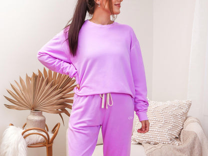 CP Initial Matching Sweatshirt and Sweatpants